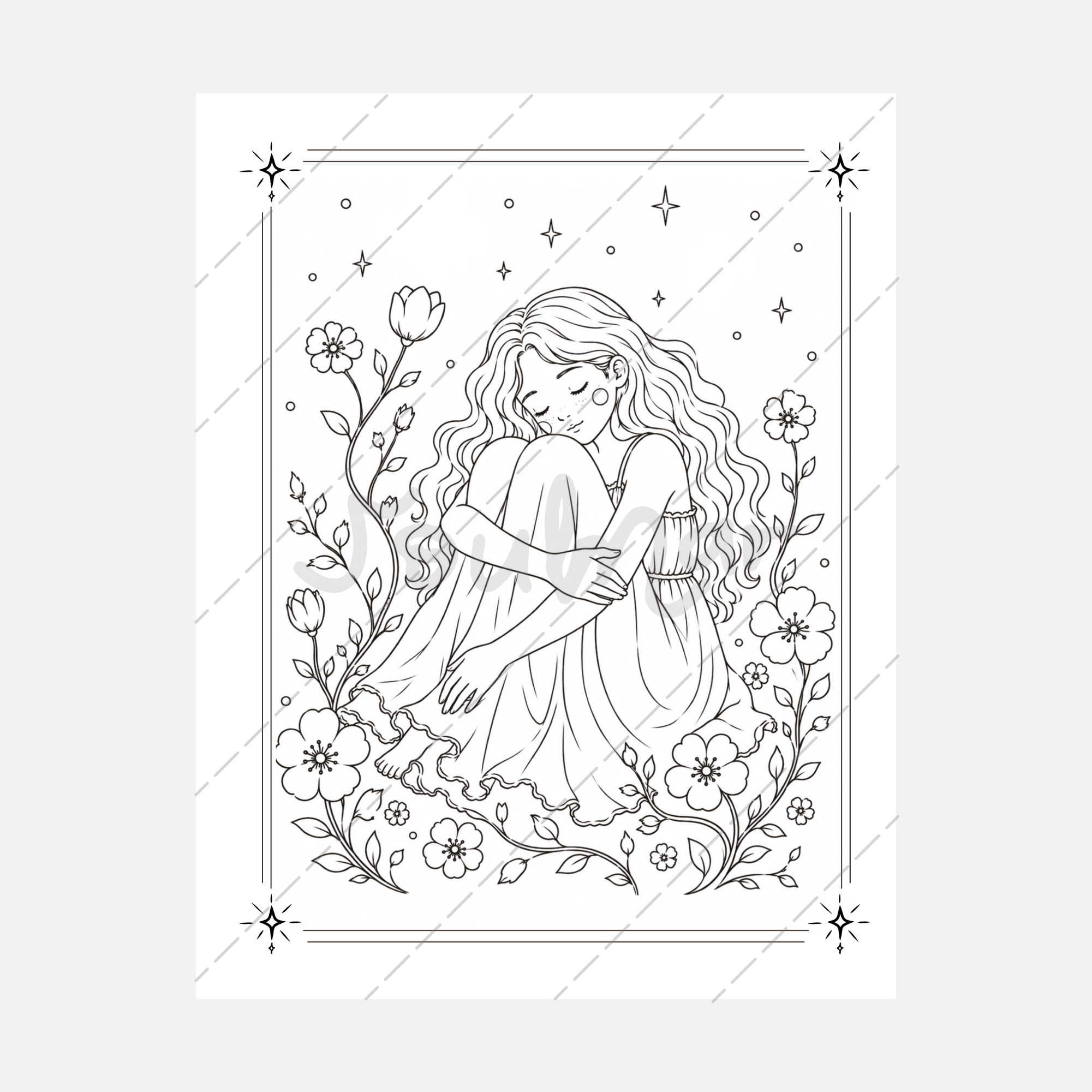 Coloring book detail