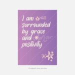 Affirmation cards laid out
