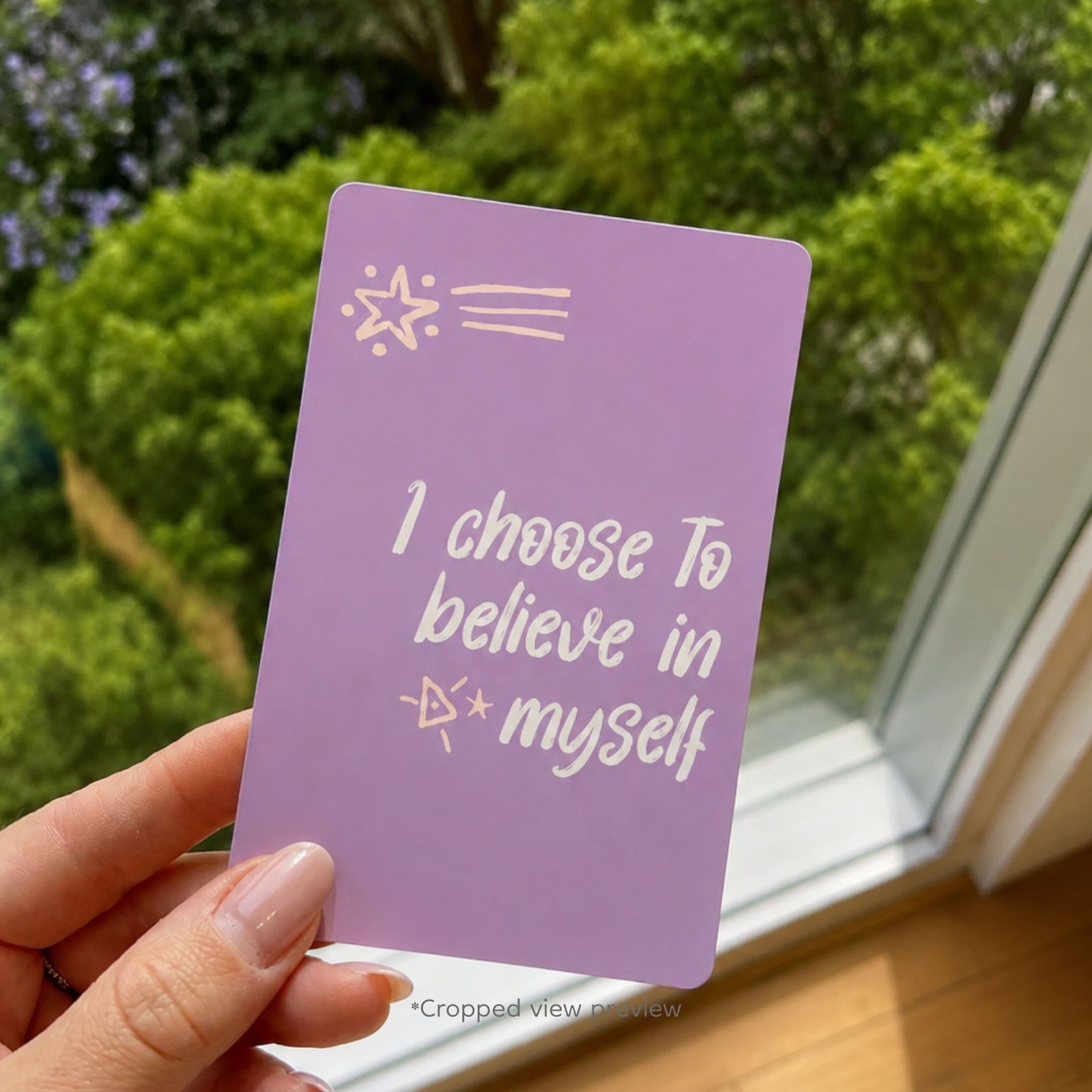 Affirmation cards set